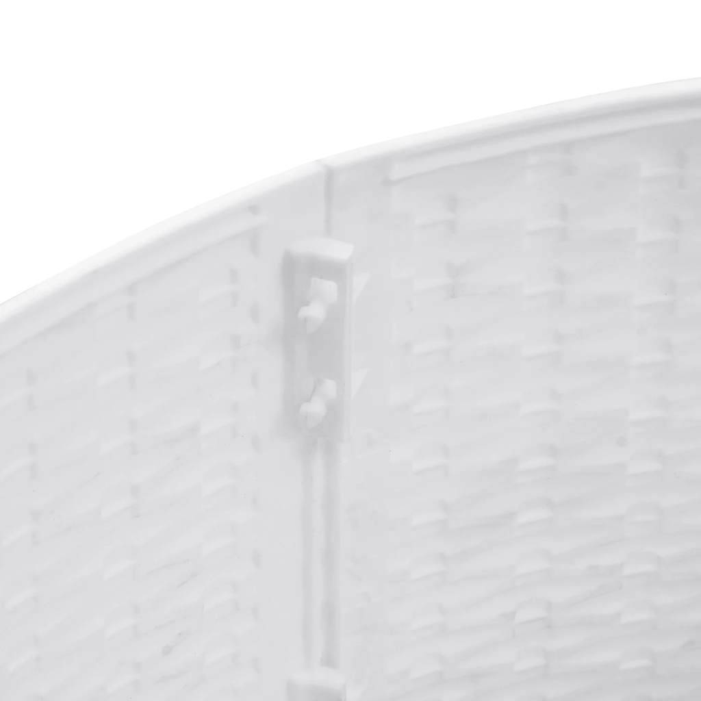 Vidaxl - Jupe de sapin de Noël-Collier de sapin de Noël-Cache pied de sapin blanc Ø56x23 cm plastique - Image 8