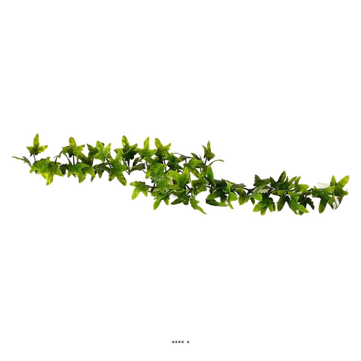 Artificielles - Barrette x12 séparateurs socle blanc L25cm feuilles lierre artificiel - Imagen 1