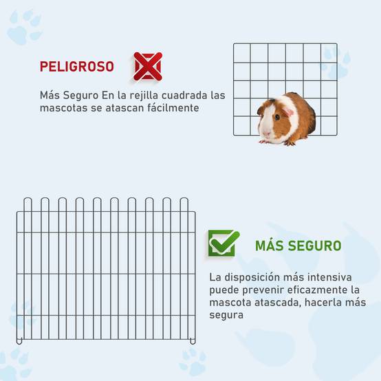 Parc pour chien 8 panneaux 71x61 cm, cage pliable en métal avec porte, pour jardin, terrasse ou extérieur, noir - Image 7