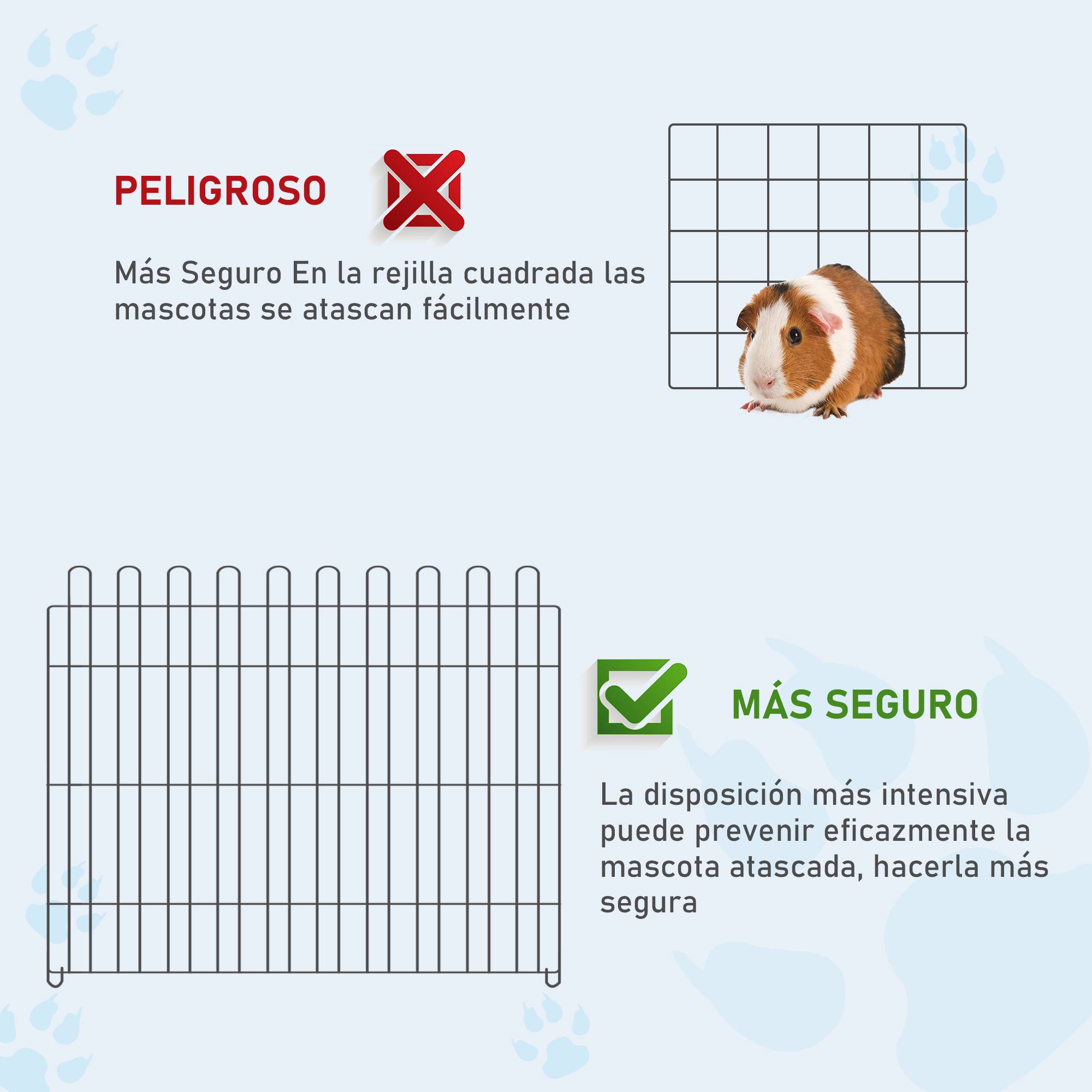 Parc pour chien 8 panneaux 71x61 cm, cage pliable en métal avec porte, pour jardin, terrasse ou extérieur, noir - Image 7
