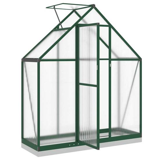 Serre Jardin Polycarbonate Aluminium Protection Hivernage 169x58x202cm Vert - ComfortXL Outdoor Living - Image 6