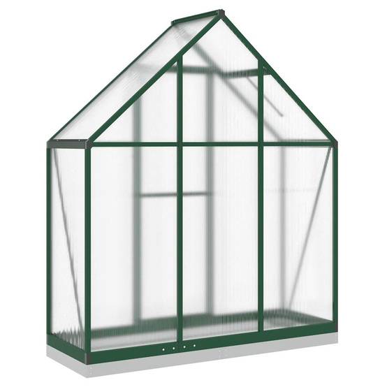 Serre Jardin Polycarbonate Aluminium Protection Hivernage 169x58x202cm Vert - ComfortXL Outdoor Living - Image 5