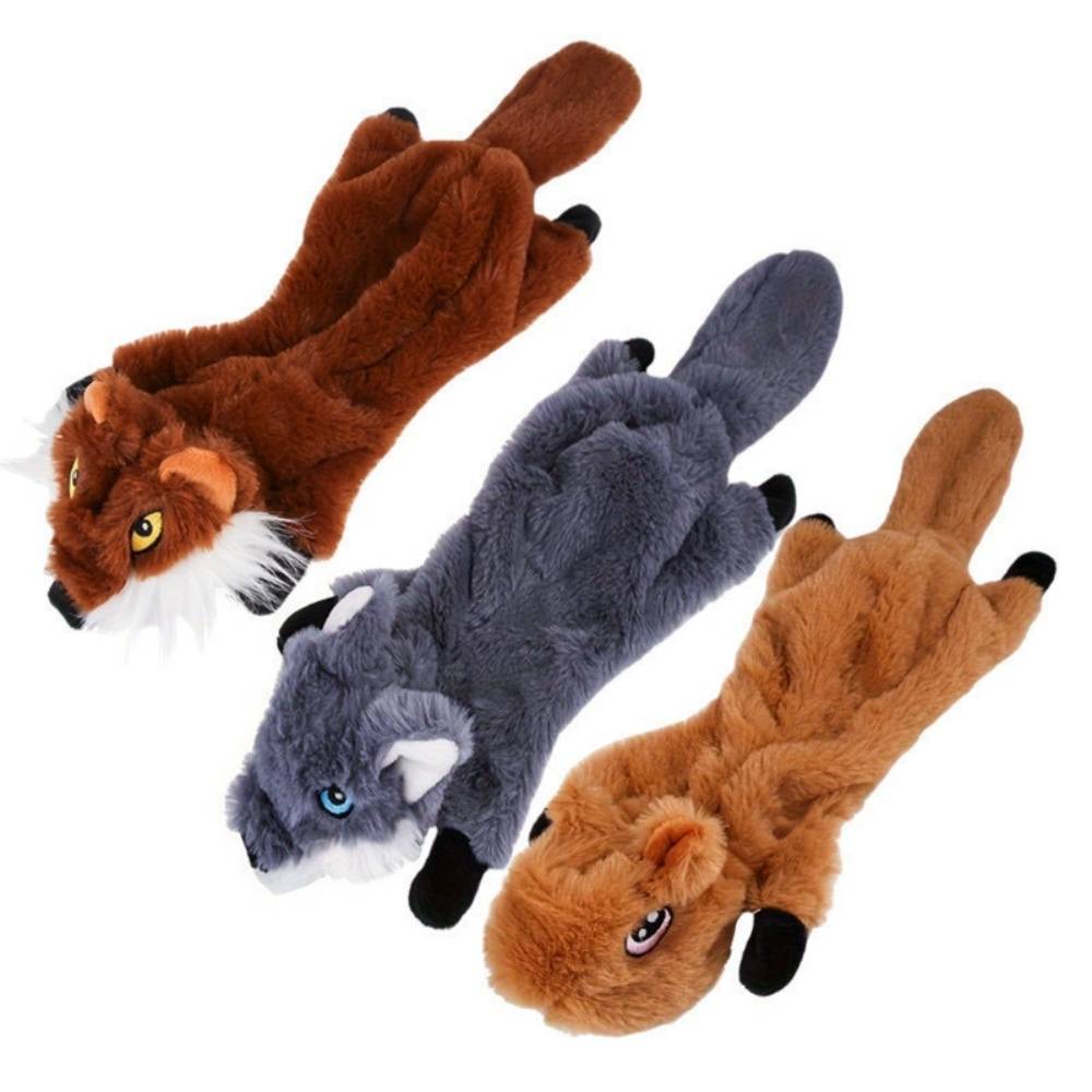 IntiMeg - Lot de 3 jouets couineurs pour chiens non rembourrés Style A IntiMeg - Image 1