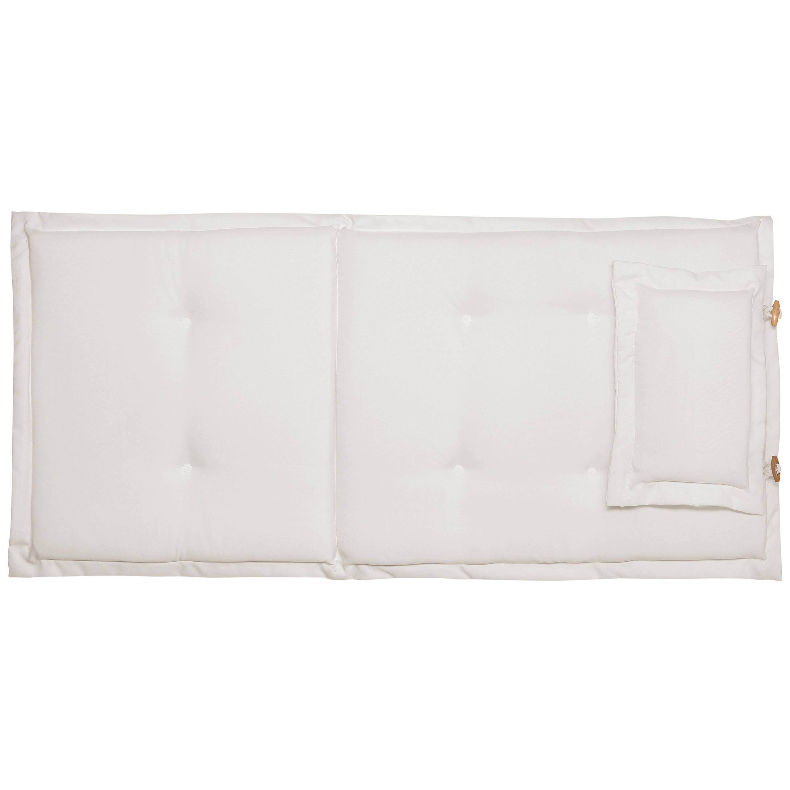 Beliani - Coussin d'assise d'extérieur Polyester Blanc cassé MAUI - Beliani - Imagen 4
