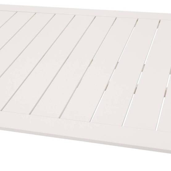 Hesperide - Table basse de jardin carrée "Allure" avoine 97 x 97 x 37cm en aluminium Hespéride - Image 2