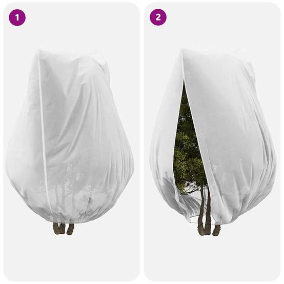 PANGIVO - Housses de protection hivernale tissu non tissé blanc 350 x 250 cm - PANGIVO - Image 9