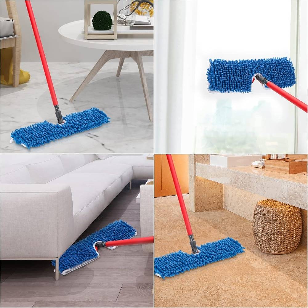 4 Paquets de Rechanges Épais Compatible avec O-Cedar Mop à Microfibre Double Action - IntiMeg - Image 5