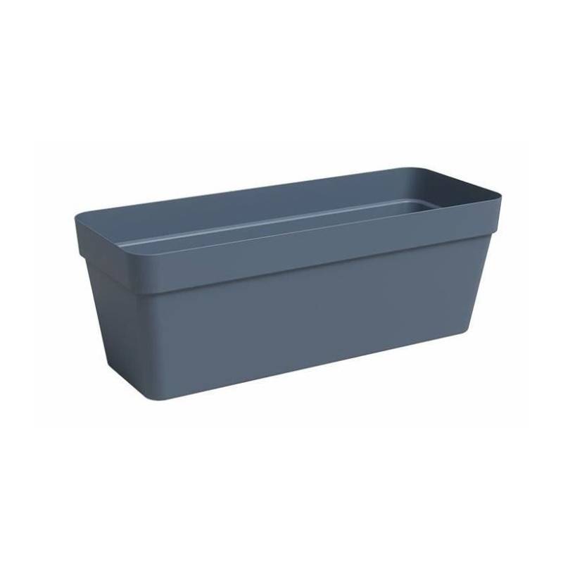 Artevasi - Jardiniere - Plastique - Bleu Ardoise - Rectangulaire - L49,9 X P20 X H18,1cm - Artevasi - Imagen 1