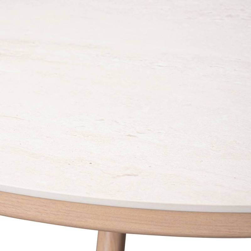 Hesperide - Table de jardin Nelora 8 places ronde beige - Hespéride - Image 9