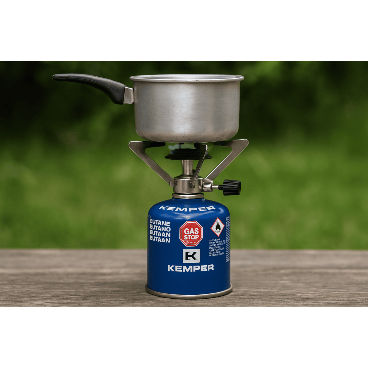 Pack de 8 Cartouches de gaz 190g Perçable Butane pour Réchaud Gaz KEMPER - Imagen 3