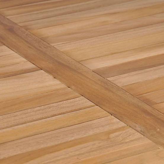 PANGIVO - Table de jardin bois de teck solide 80 x 80 x 77 cm - PANGIVO - Image 3