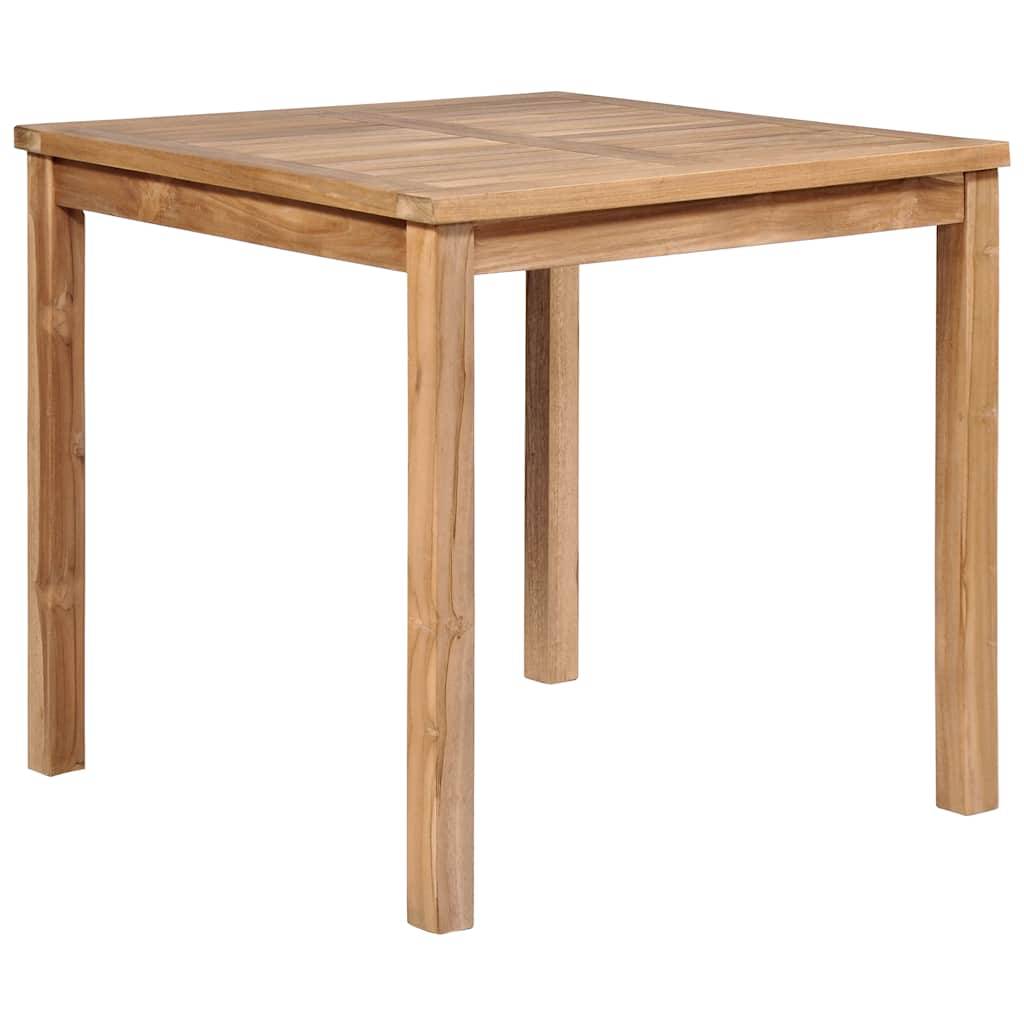 PANGIVO - Table de jardin bois de teck solide 80 x 80 x 77 cm - PANGIVO - Image 1