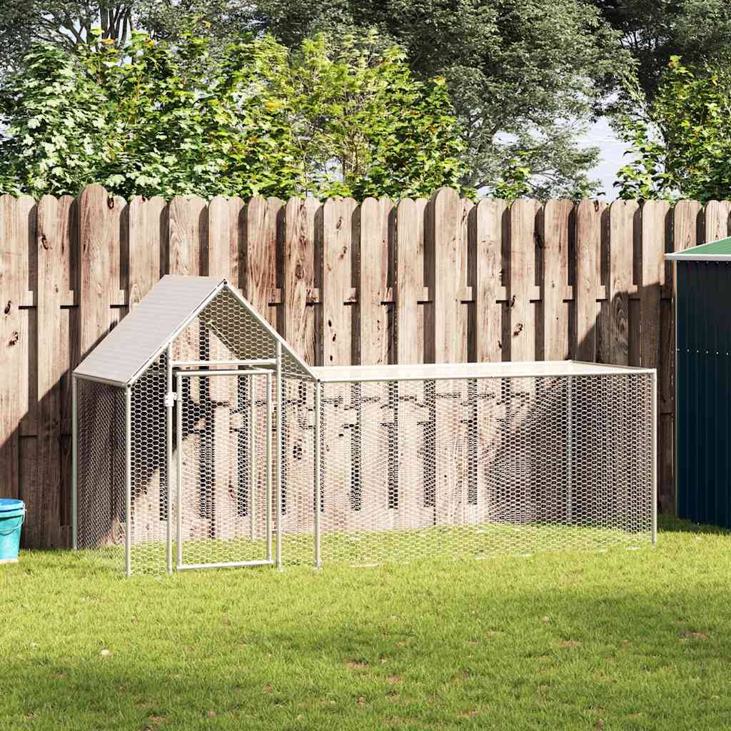 Vidaxl - Poulailler 3 x 1 x 1,5 m Acier galvanisé vidaXL 144554 - Image 1