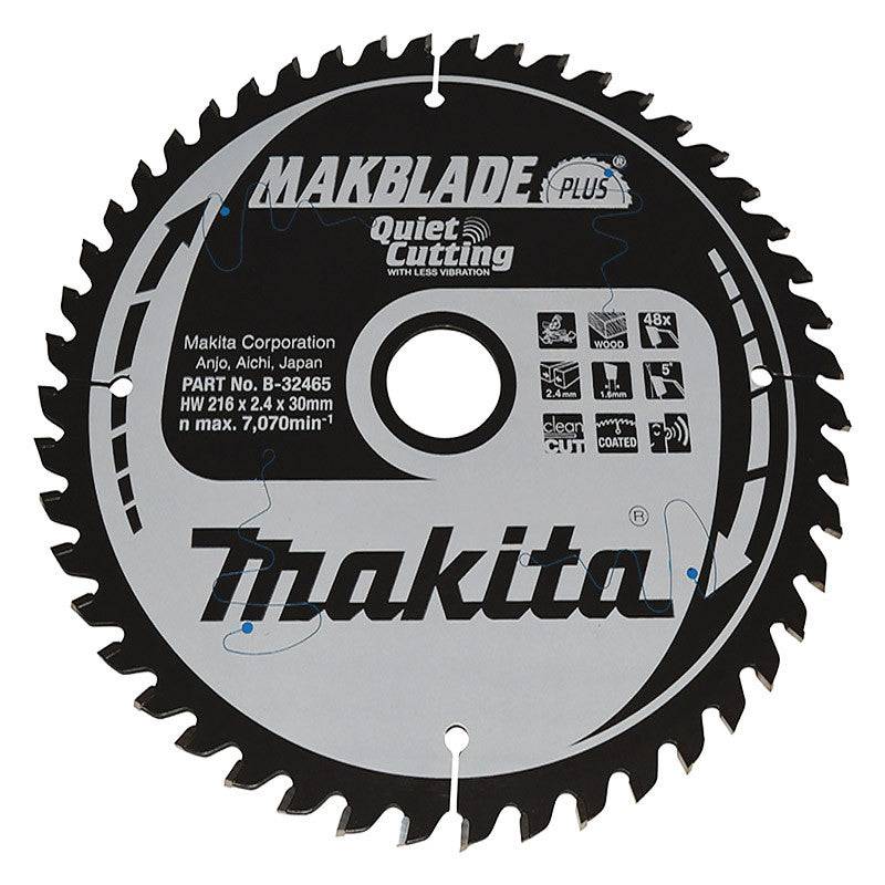 Makita - Lame de scie MAKITA B-32465 216 x 30 48 dents Makita - Imagen 1