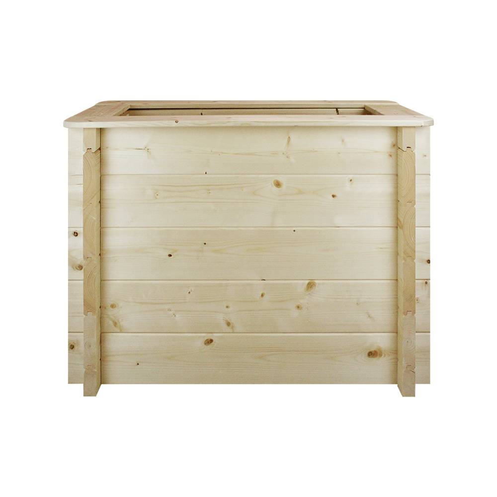 Timbela - Carre Potager Exterieur Bois 78x38xH57 cm - Jardinieres Exterieur pour Fleurs, Herbes aromatiques, Légumes - 28 mm d’épaisseur - Timbela M612 - Image 4