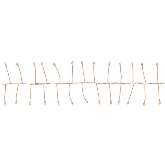 Fééric Lights & Christmas - Guirlande lumineuse micro-LED d'extérieur 10 m 1000 LED blanc chaud fil cuivre 13 fonctions sur secteur - Atmosphera Créateur d'intérieur - Image 5