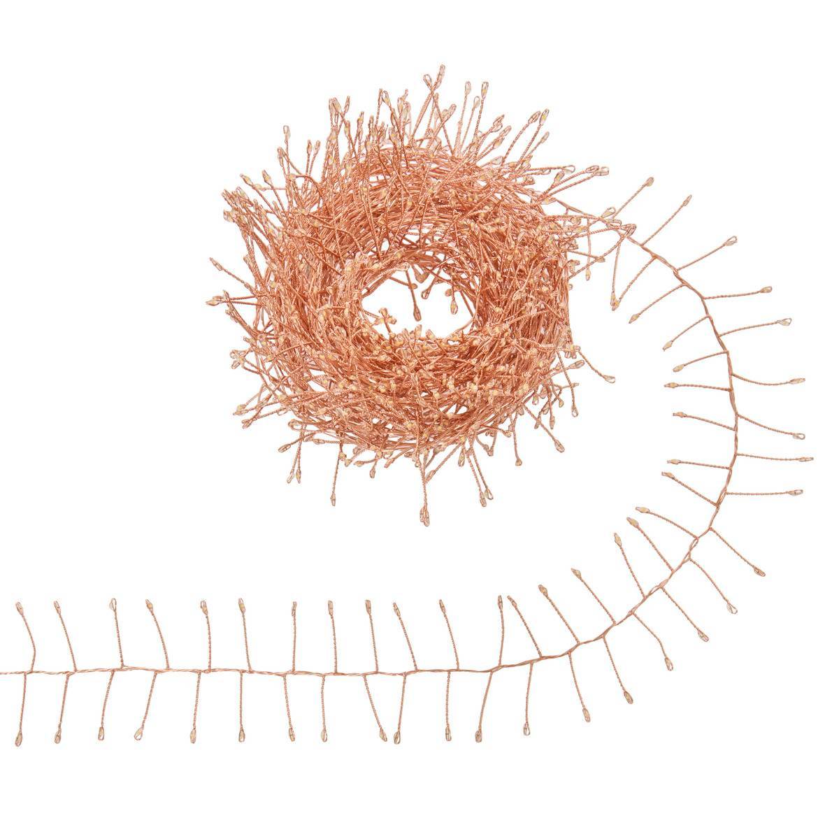 Fééric Lights & Christmas - Guirlande lumineuse micro-LED d'extérieur 10 m 1000 LED blanc chaud fil cuivre 13 fonctions sur secteur - Atmosphera Créateur d'intérieur - Image 2