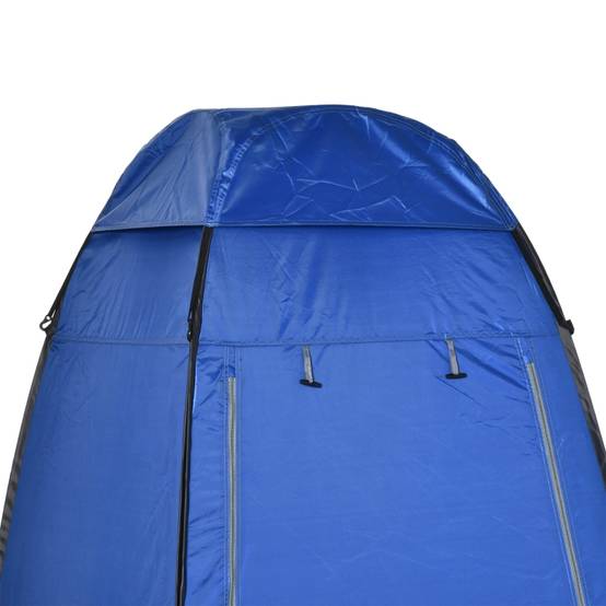 Tente de douche polyester camping plage intimité cabine pop-up bleu 126x124x189cm - ComfortXL Outdoor Living - Image 8