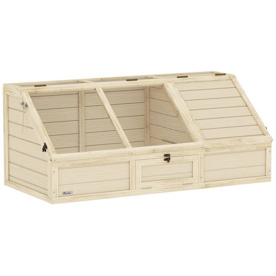 Boîte pour tortues, enclos extérieur, design sans fond, ouverture facile, maison pour tortues, naturel - Image 1