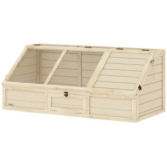 Boîte pour tortues, enclos extérieur, design sans fond, ouverture facile, maison pour tortues, naturel - Image 2