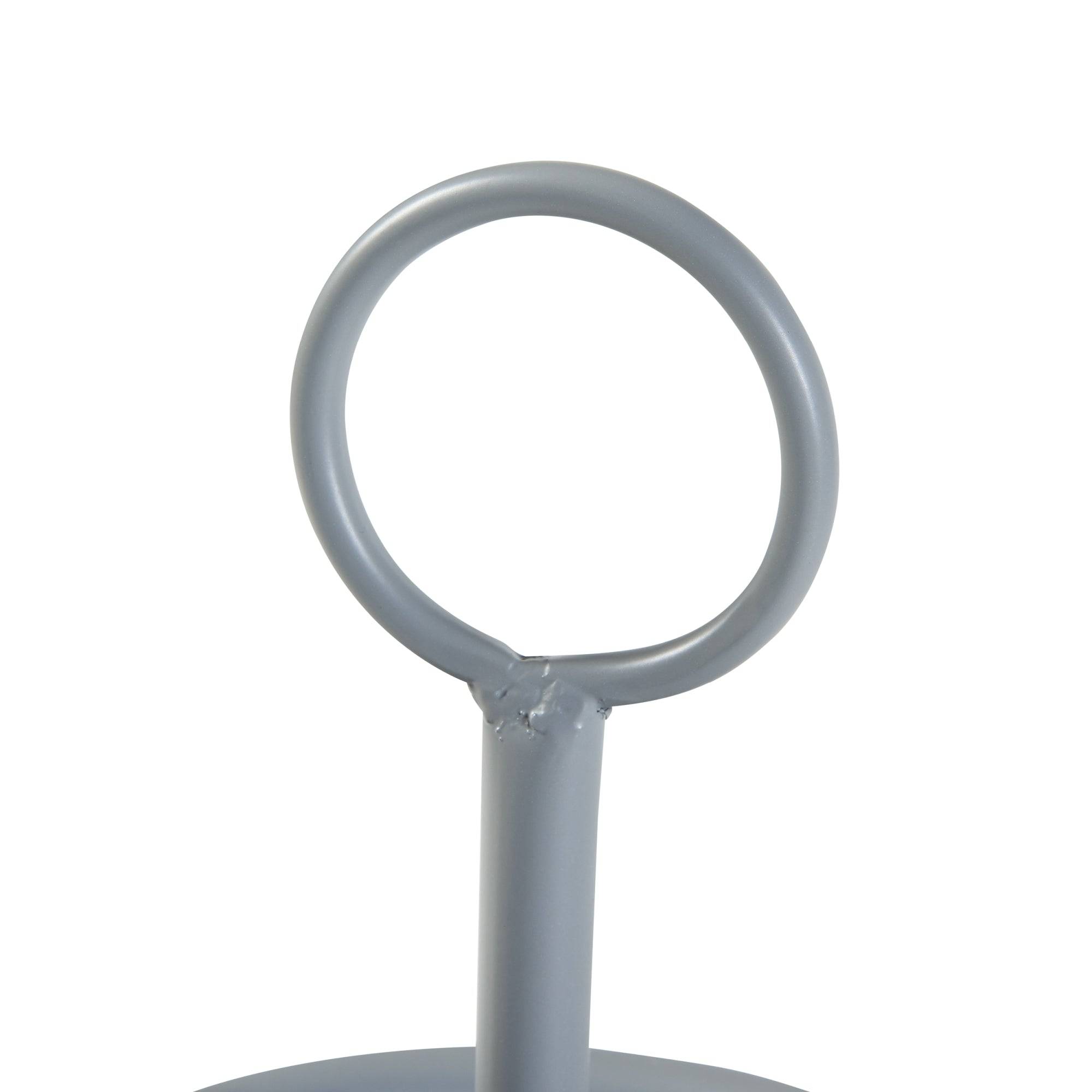 Porte-plantes style intemportel support 48 x 23 cm 1 cache-pot gris - Image 3