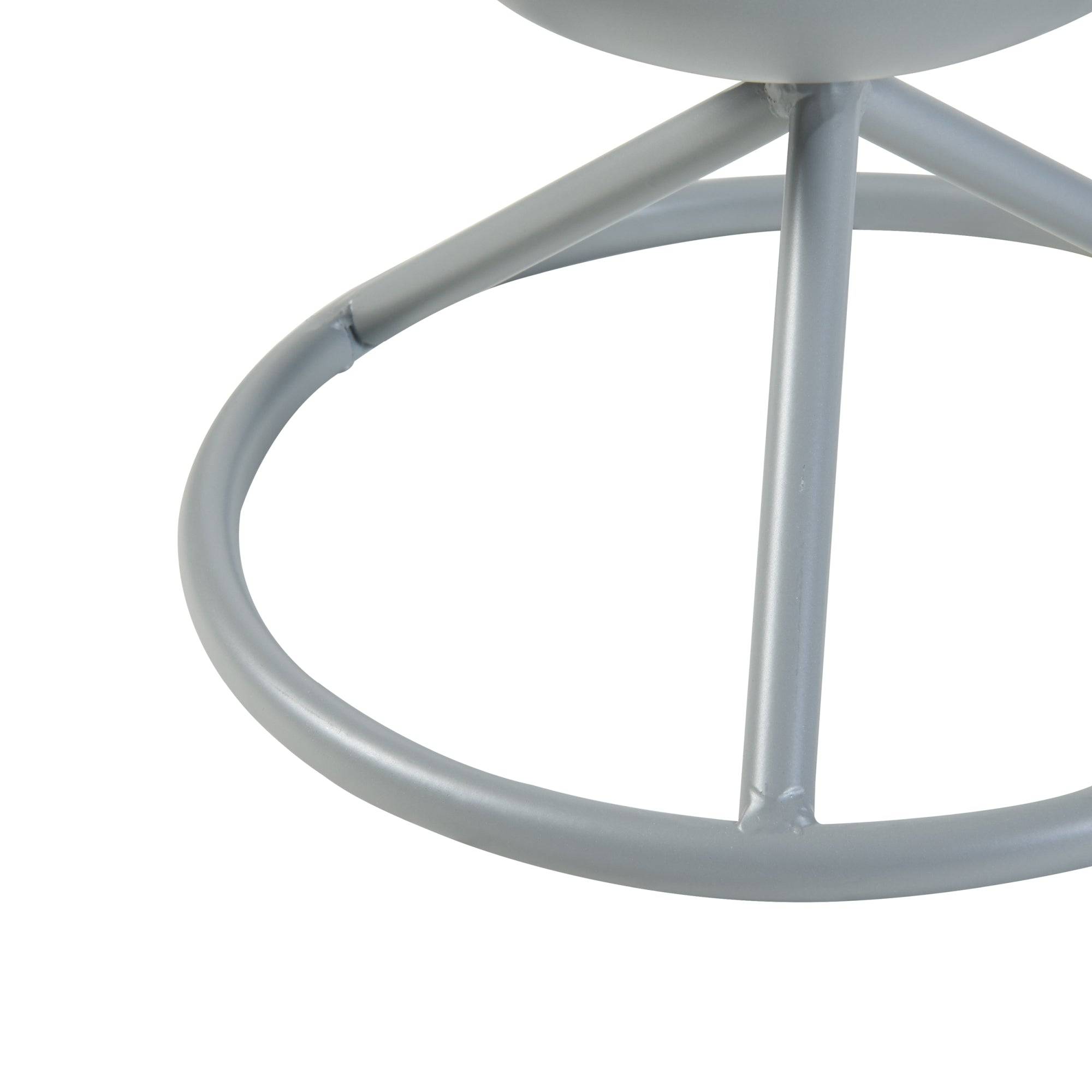 Porte-plantes style intemportel support 48 x 23 cm 1 cache-pot gris - Image 6