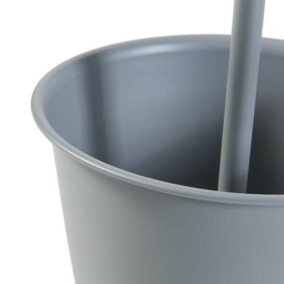 Porte-plantes style intemportel support 48 x 23 cm 1 cache-pot gris - Image 5