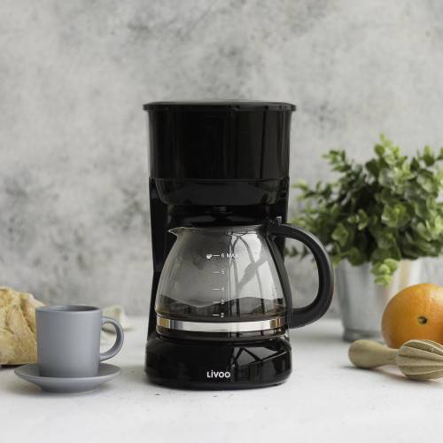 Livoo - Cafetière électrique noire 6 tasses - Image 7