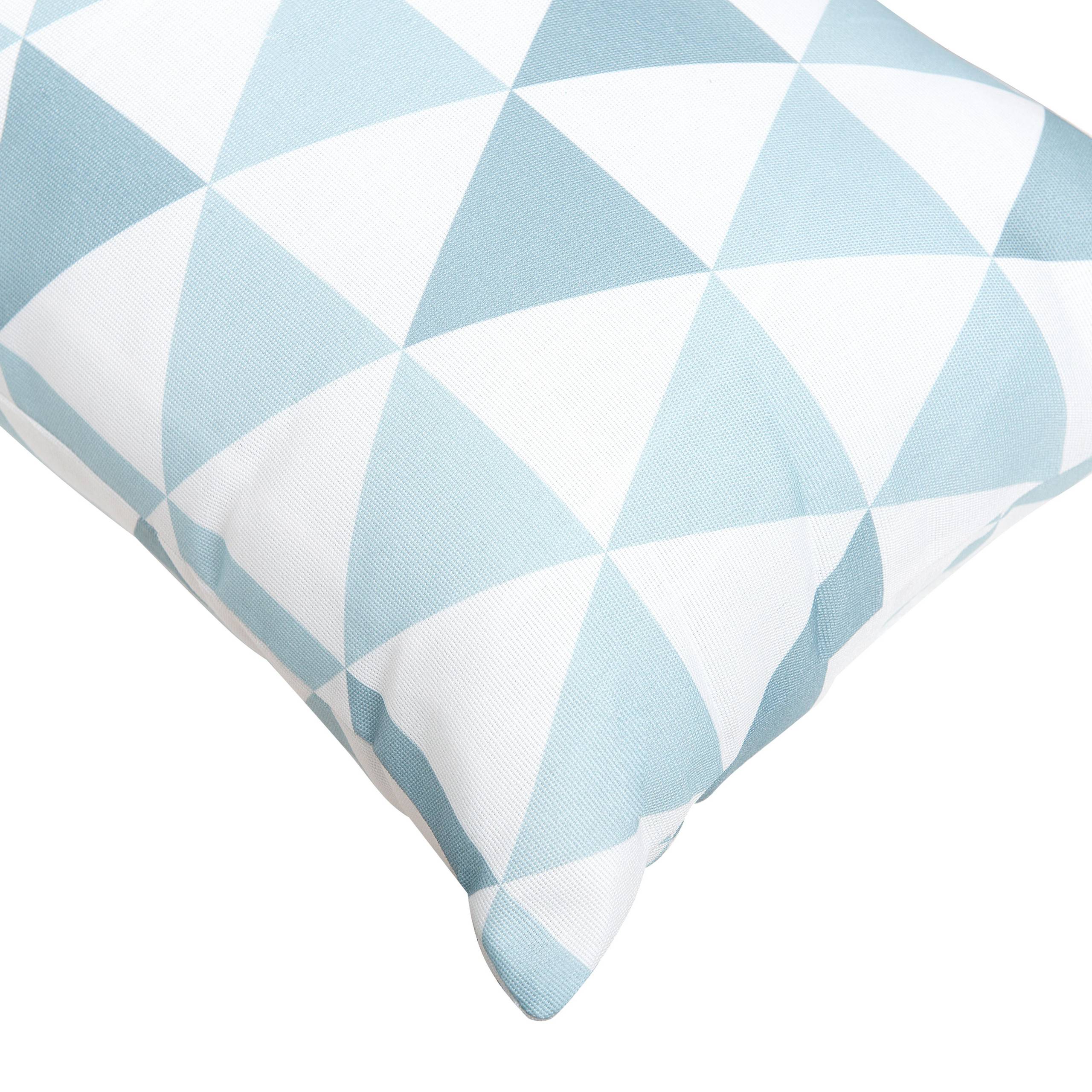 Beliani - Coussin d'extérieur Polyester Bleu TRIFOS - Beliani - Imagen 5