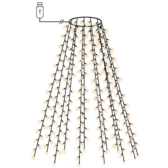 PANGIVO - Guirlande lumineuse PVC blanc froid 180 cm - PANGIVO - Image 2