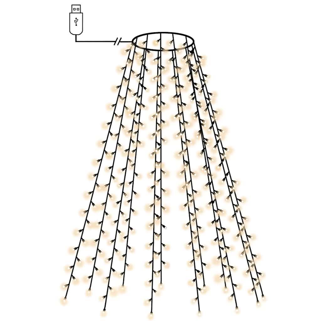 PANGIVO - Guirlande lumineuse PVC blanc froid 180 cm - PANGIVO - Image 2