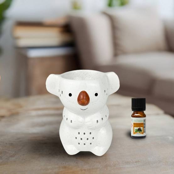 Brûle-Parfum Céramy Koko - Atmosphère Parfumée - Objet Artisanat Amusant -Aromathérapie facile -Figurine Koala - 40 ml - Image 3