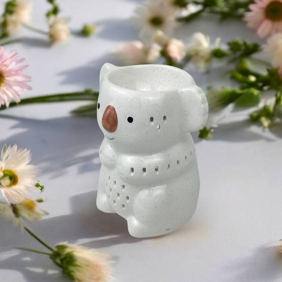 Brûle-Parfum Céramy Koko - Atmosphère Parfumée - Objet Artisanat Amusant -Aromathérapie facile -Figurine Koala - 40 ml - Image 2