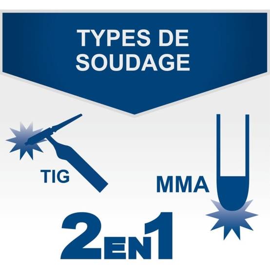 Scheppach - Poste à souder digital WIG1000Multi - Multi procédés TIG MMA - 15/160A - AMPS 230V Masque, Eletrodes et Buses incluses - SCHEPPACH - 5906611901 - Image 2