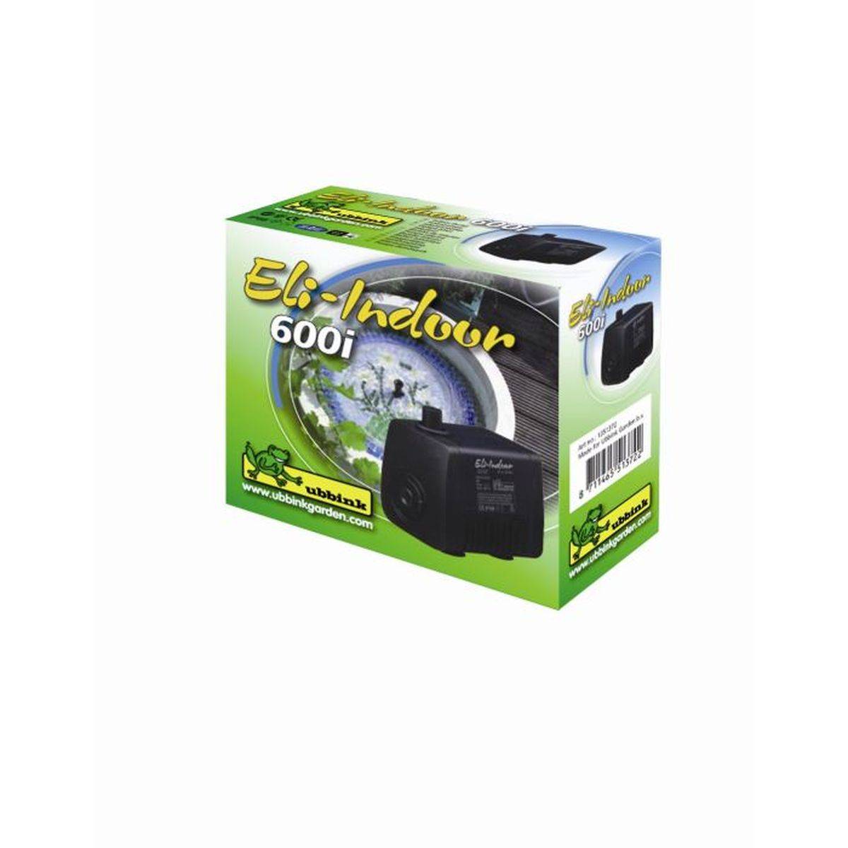 Pompe de fontaine intérieure Eli-Indoor 600i, 500 l/h, 9 W, hauteur 1,3 m - UBBINK - Image 2