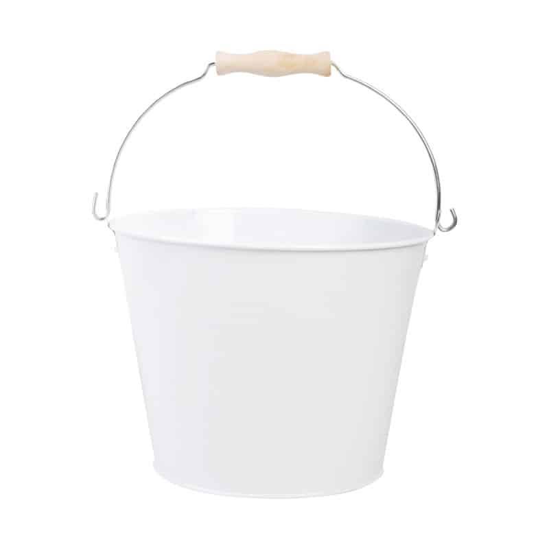 Esschert Design - Seau blanc en zinc décoratif - Esschert Design