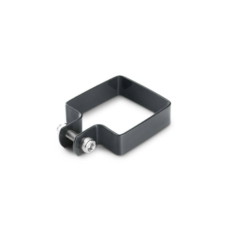Collier de fixation carré 80 x 80 mm pour portillon grillagé Gris anthracite - Easy Clôture - Imagen 1