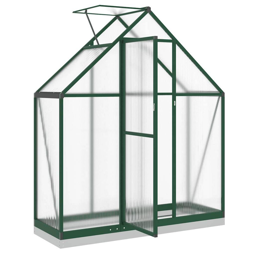 PANGIVO - Serre aluminium et polycarbonate vert 169 x 58 x 202 cm - PANGIVO - Image 6