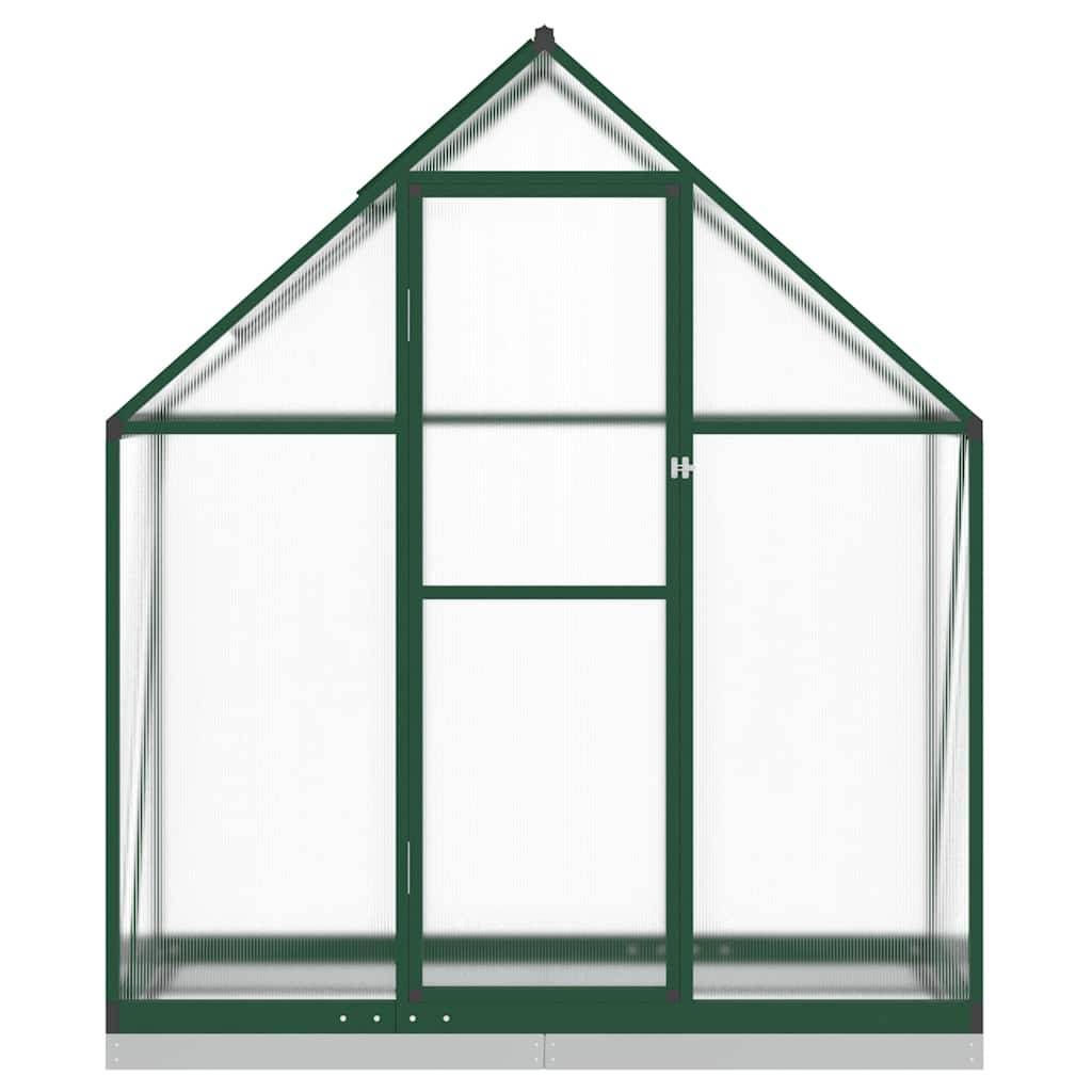 PANGIVO - Serre aluminium et polycarbonate vert 169 x 58 x 202 cm - PANGIVO - Image 3