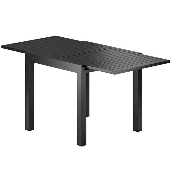 ComfortXL - Table de jardin extensible aluminium 80/160 x 80 cm pour terrasse 4 à 6 places - ComfortXL Outdoor Living - Image 2