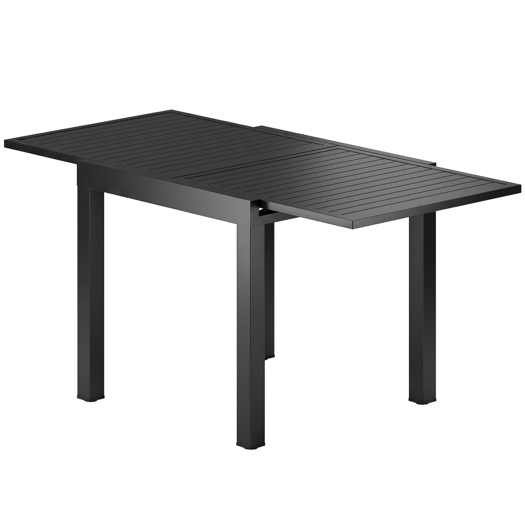 ComfortXL - Table de jardin extensible aluminium 80/160 x 80 cm pour terrasse 4 à 6 places - ComfortXL Outdoor Living - Image 2