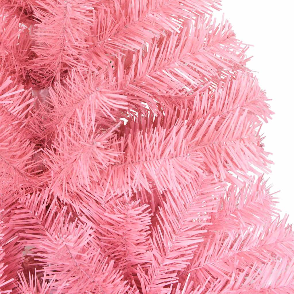Vidaxl - Sapin de Noël artificiel avec support rose 210 cm PVC vidaXL 320999 - Image 6
