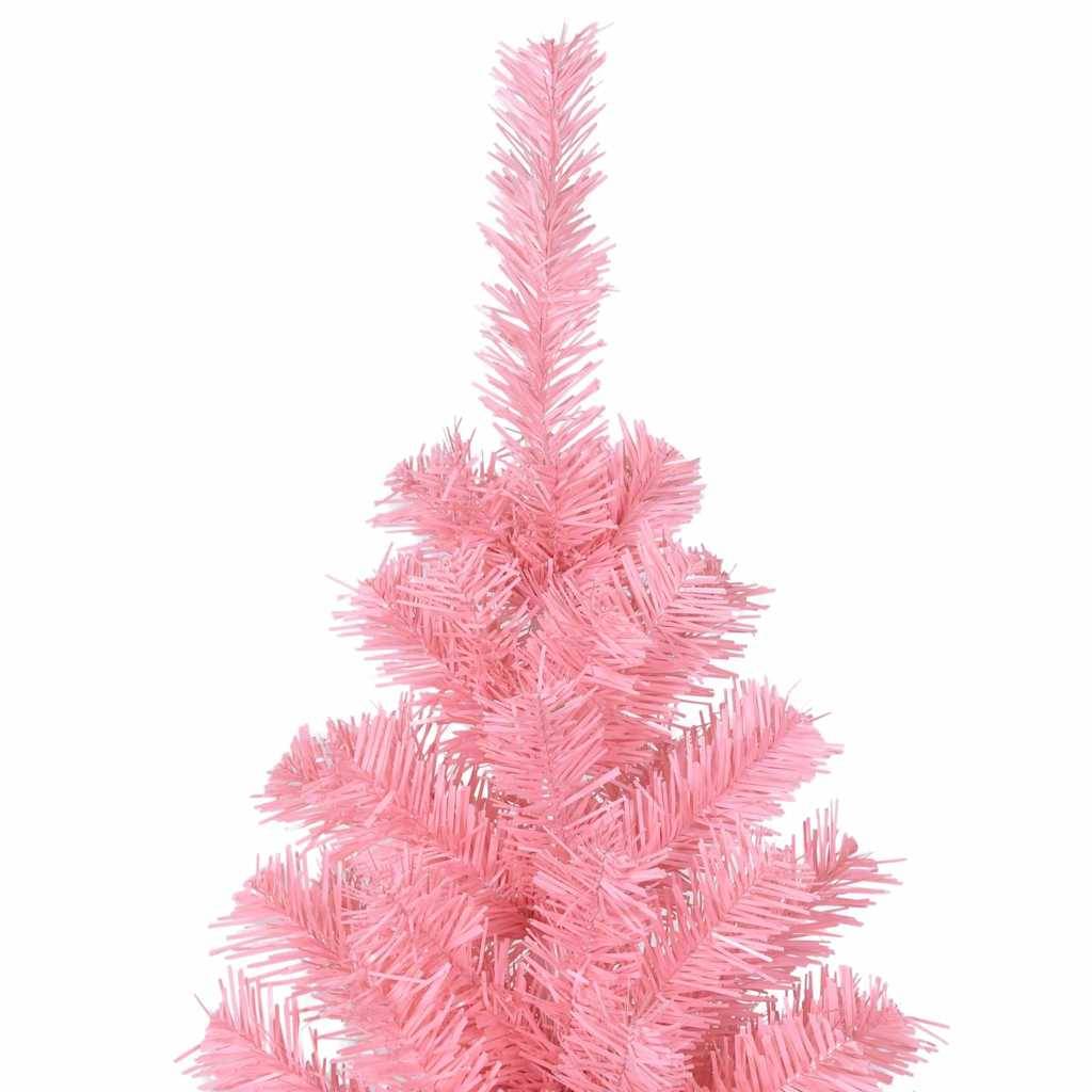 Vidaxl - Sapin de Noël artificiel avec support rose 210 cm PVC vidaXL 320999 - Image 5