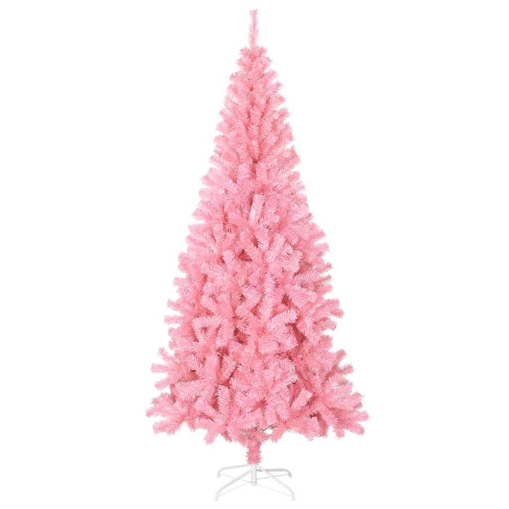 Vidaxl - Sapin de Noël artificiel avec support rose 210 cm PVC vidaXL 320999 - Image 9