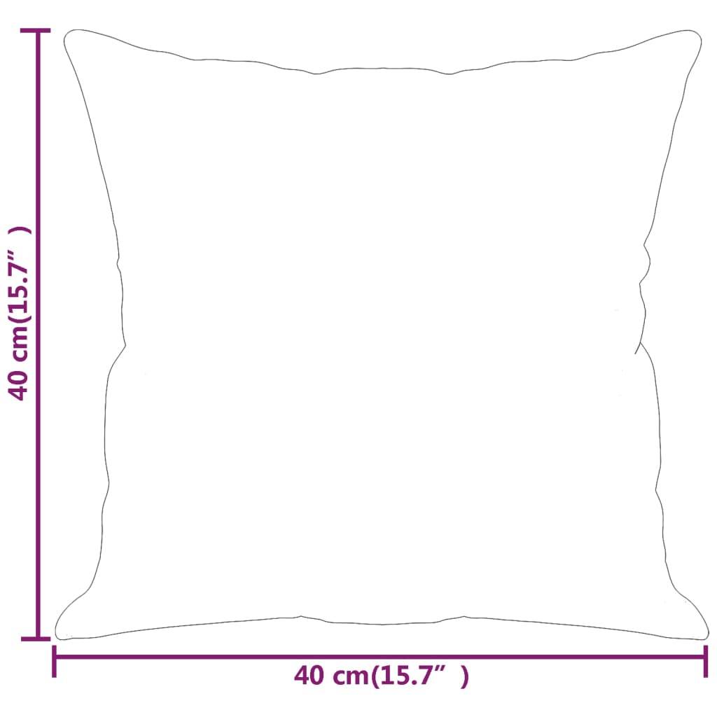 Lot de 2 coussins décoratifs noir 40 X 40 cm - Prolenta Premium - Image 7