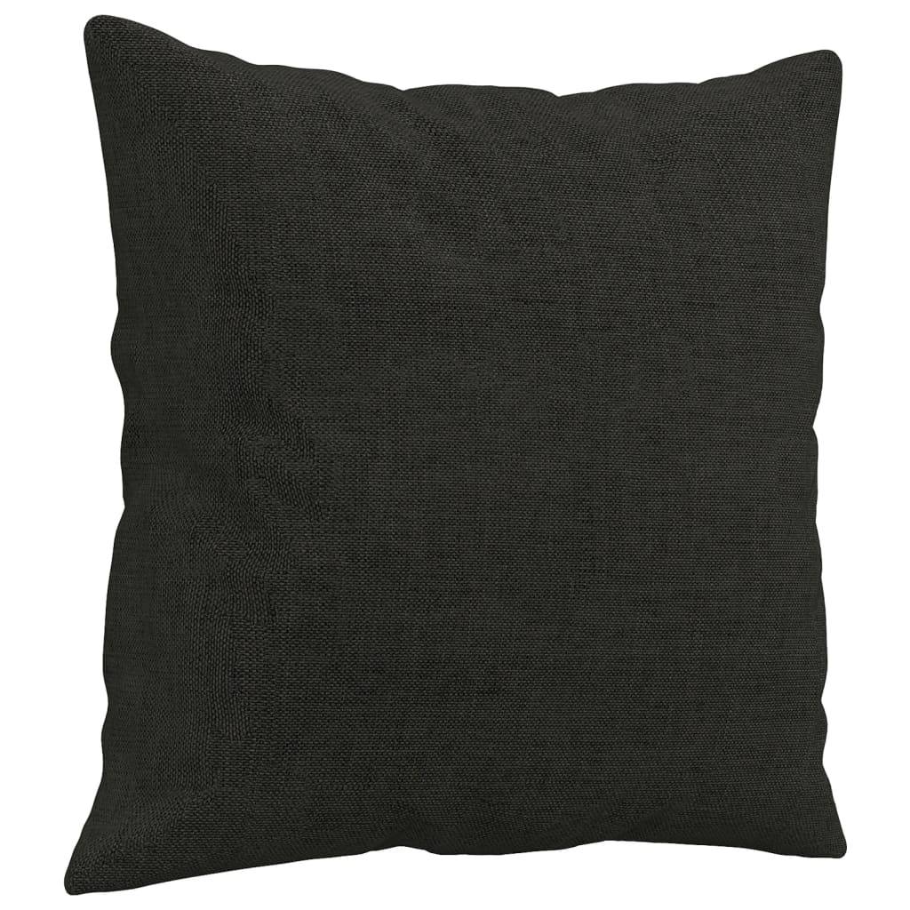 Lot de 2 coussins décoratifs noir 40 X 40 cm - Prolenta Premium - Image 3