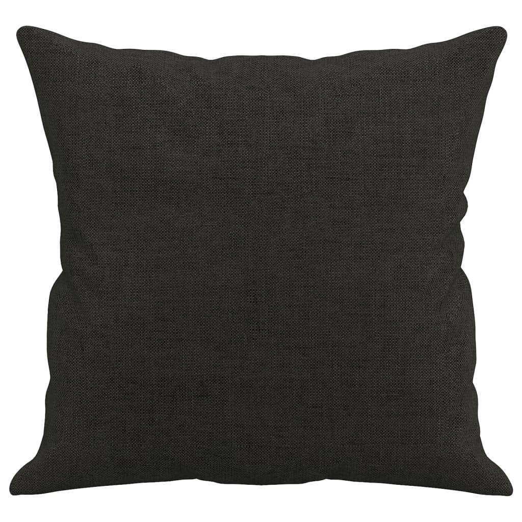Lot de 2 coussins décoratifs noir 40 X 40 cm - Prolenta Premium - Image 4