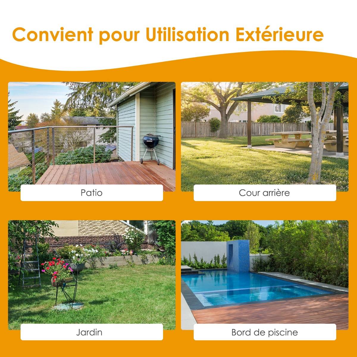 Ensemble 3 Pièces Salon de Jardin en Fonte d'Aluminium avec Seau à Glace Amovible Chaise avec Accoudoir Charge 100KG pour Balcon Terasse - Image 7