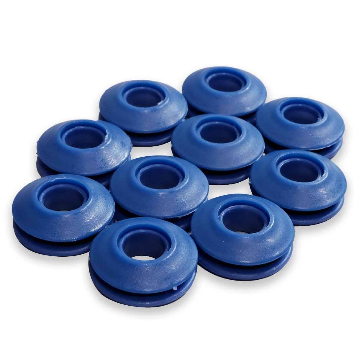 Lot de 10 oeillets plastiques autoperforants TECPLAST - Imagen 2