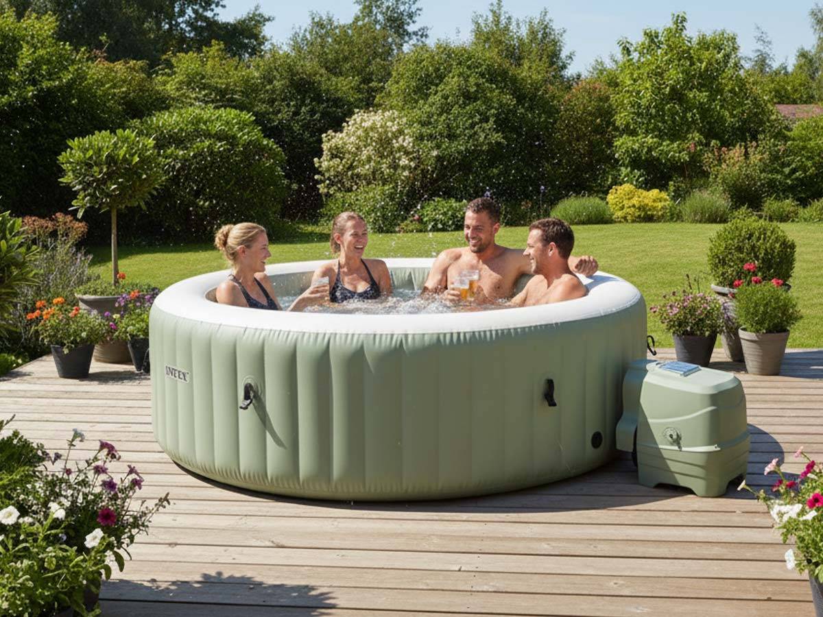Spa gonflable PureSpa Olive rond Bulles 6 places - Intex - Image 2